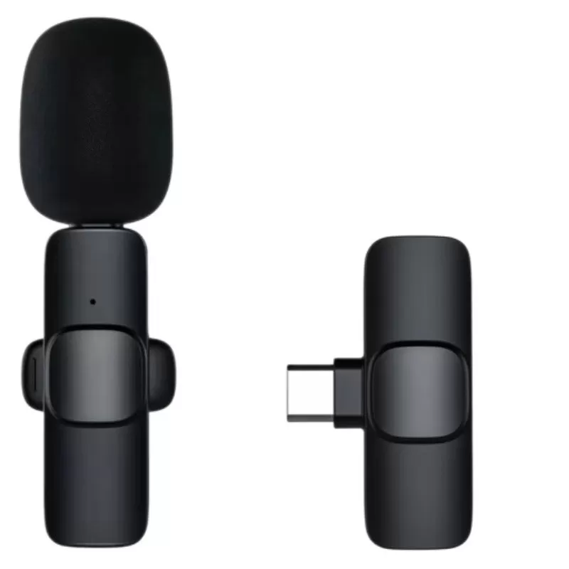 INF Trådlös Lavalier Mikrofon med Type-C - Clip-on Lapel Mic för Livestreaming & Inspelning