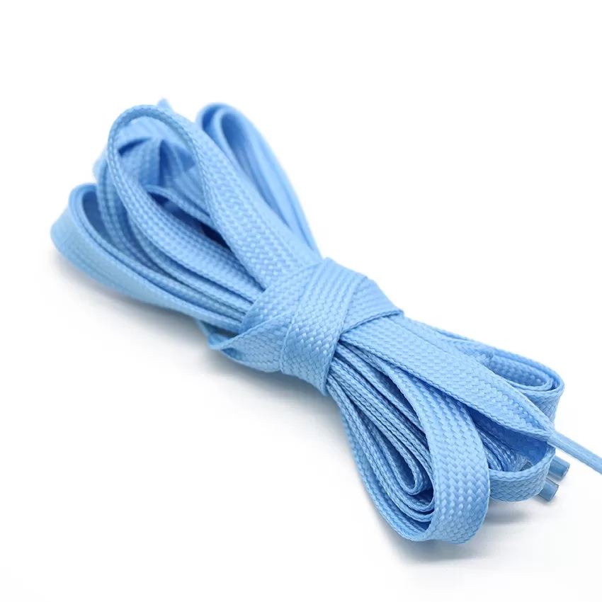 INF 120 cm Självlysande Platta Skosnören för 6-7 Hålpar - Blå Polyester