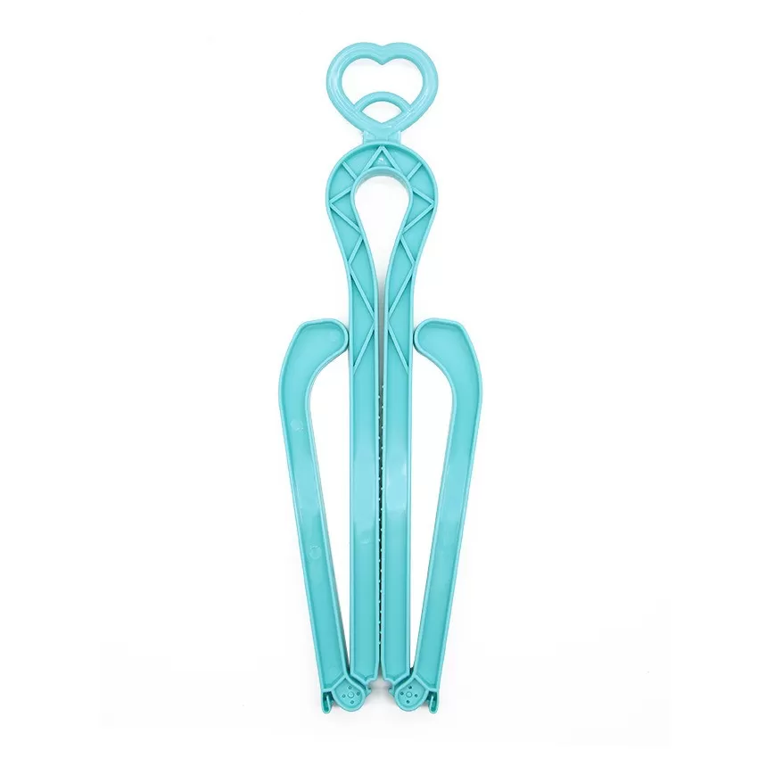 INF 2-pack långa stövelformare clips - Håll stövlar upprätt och organiserade Blå