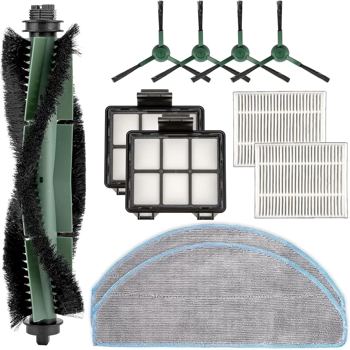 INF 11-delars Ersättningstillbehörssats Kompatibel med iRobot Roomba Dammsugare
