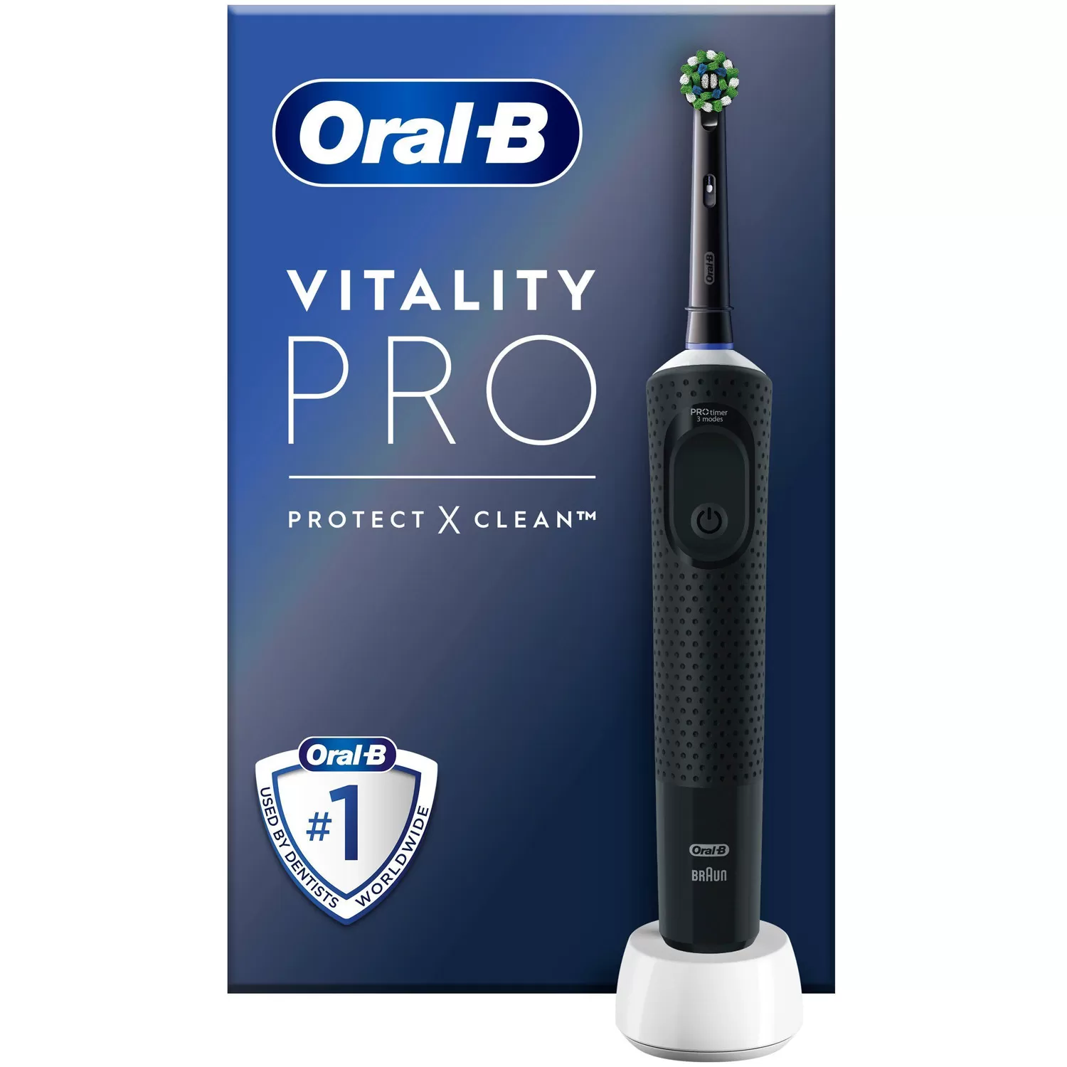 Oral B Eltandborste Vitality Pro Black CA HBOX