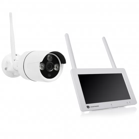 Smartwares Trådlös övervakningskamera 1080p 7" skärm + app