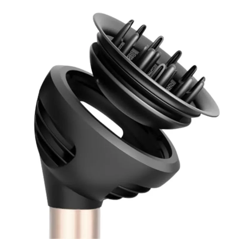 INF Dubbellagers Diffuser Tillbehör Kompatibelt med Dyson Airwrap HS01/05 Locktång, Grå ABS