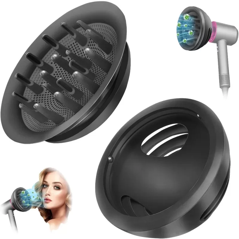 INF Diffusortillbehör kompatibelt med Dyson Hårtork - Magnetisk Stylingmunstycke för HD15, HD03, HD01, HD04, HD07, HD08 Modeller