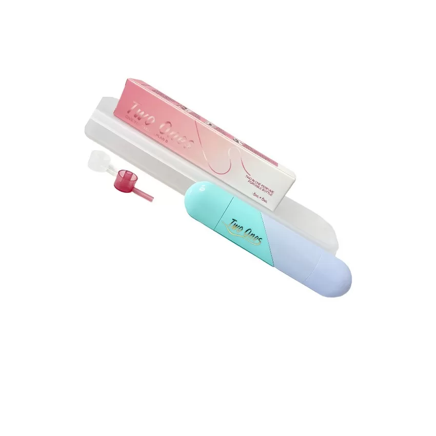 INF Dubbel Munstycke 2-i-1 Parfym Sprayflaska - Återfyllningsbar Fin Mist Atomizer