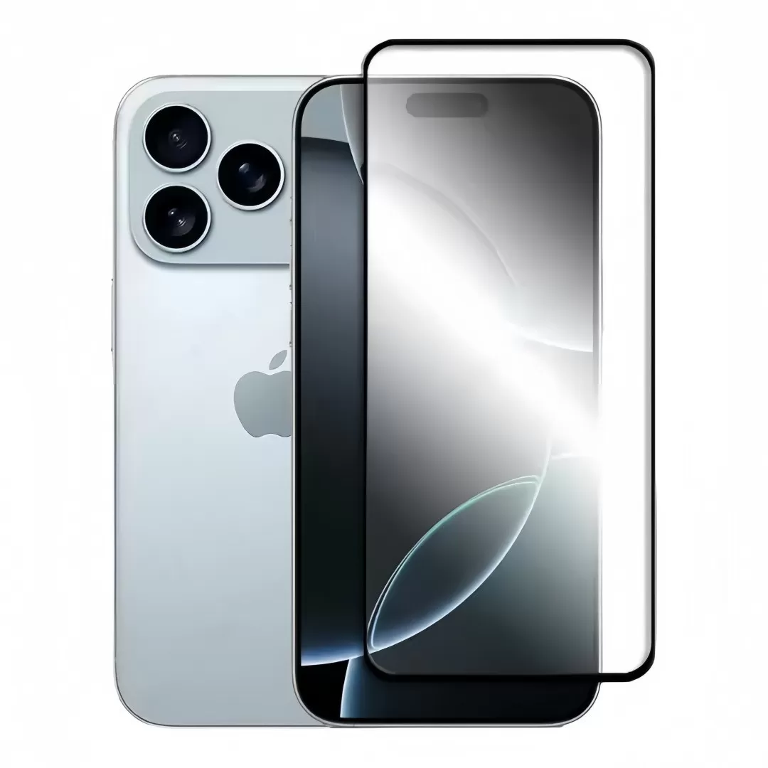 INF Högt Aluminium HD Härdat Glasskydd kompatibelt med iPhone 12 Pro - 2-pack