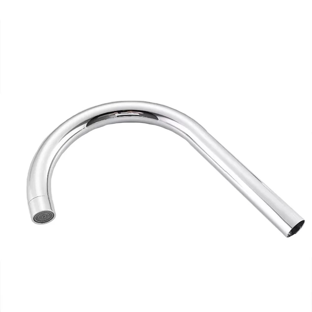 INF Rostfritt stål köksblandare pip - Direktinsats Stor Böjd Rör