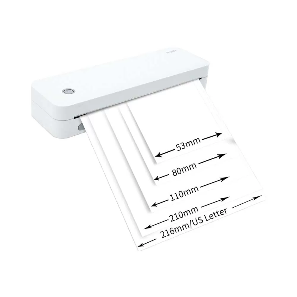 INF A4 Mini Bärbar Termisk Skrivare - Trådlös Bluetooth-anslutning