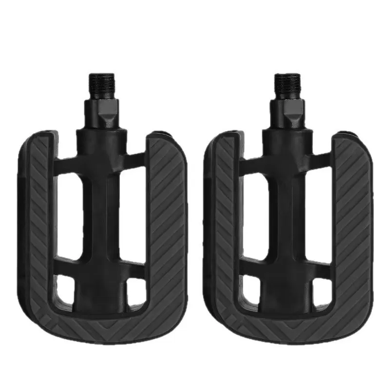 INF Svarta ABS Mountainbike Pedaler - Dubbla Lager, Halkfria Cykelpedaler