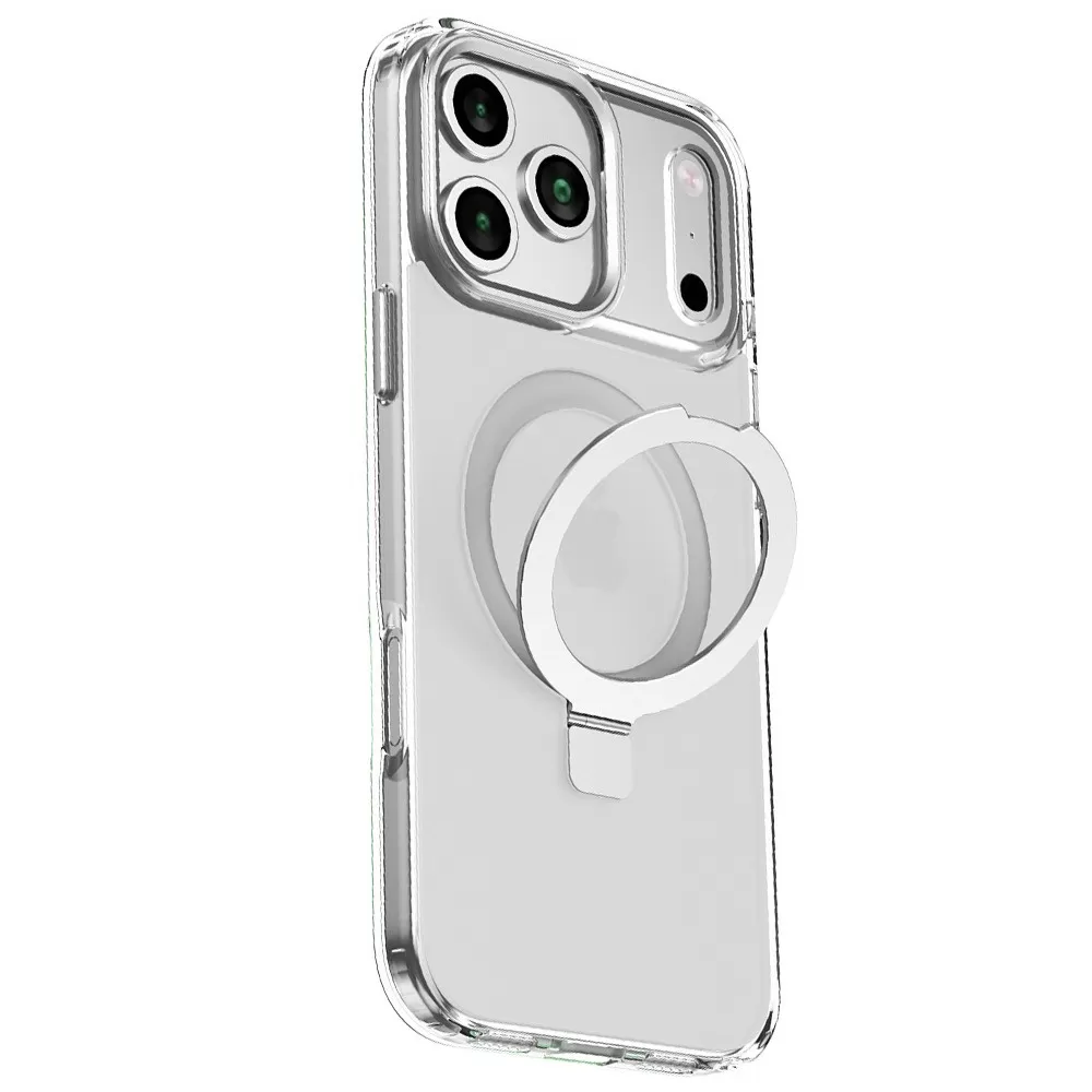 INF Silver Fodral Kompatibelt med iPhone 17 Pro Max - Magnetisk, Ställ, Stötsäker