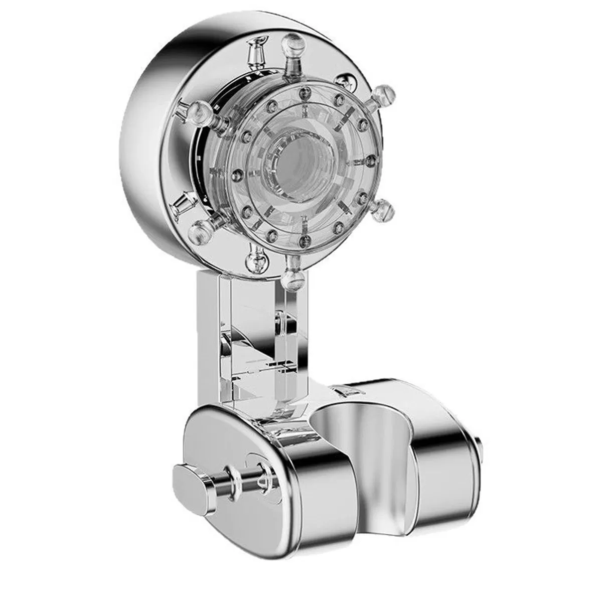 INF Duschmunstyckeshållare med sugkopp – Justerbar & Avtagbar