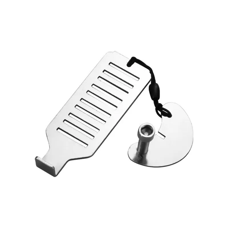 INF 2-pack portabel dörrstopp i rostfritt stål - Ökad säkerhet för hem och resa