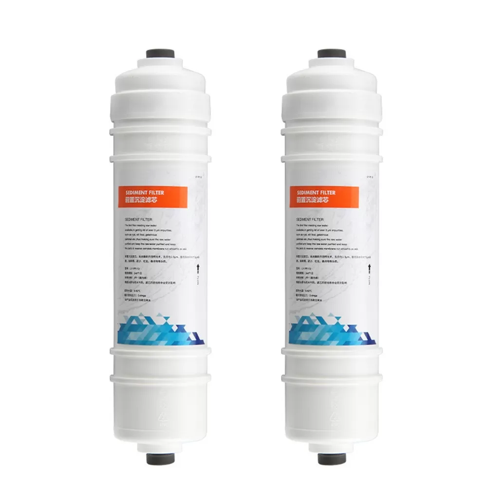 INF 2-pack PP Bomull Vattenfilterpatroner - Universell Sedimentfiltrering