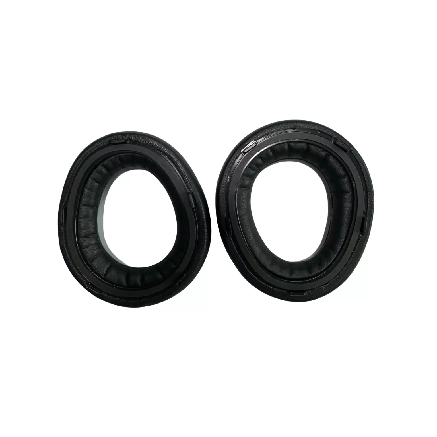 INF Ersättningsöronkuddar kompatibla med Beyerdynamic AVENTHO 300 - Proteinläder, Svart (2 st)