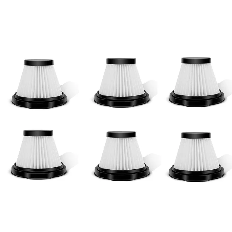 INF Ersättningsfilter kompatibla med Delmar DX115S/DX115C dammsugare, 6-pack