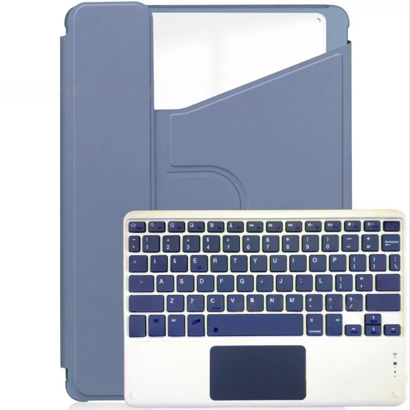 INF 360° Roterande Ställ Bluetooth Tangentbordsfodral kompatibelt med iPad 11 (A16) 2025 / iPad 10:e 10.9'' 2022 - Lavendellila