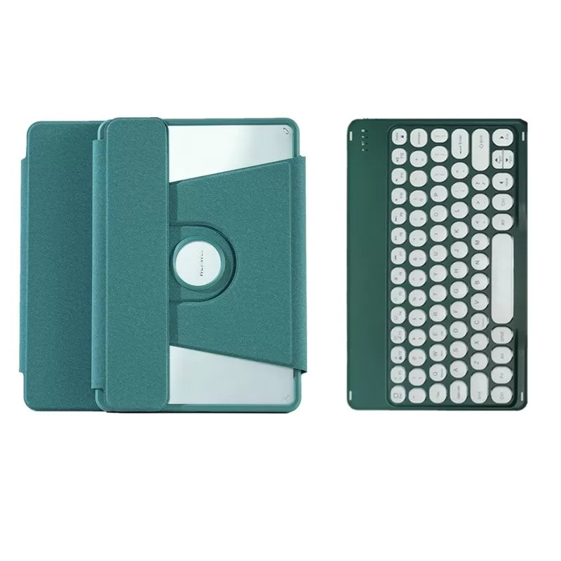 INF 360° Roterande Bluetooth Tangentbordsfodral Kompatibelt med Huawei MatePad Pro 12.2" 2024 med Pennhållare - Grön