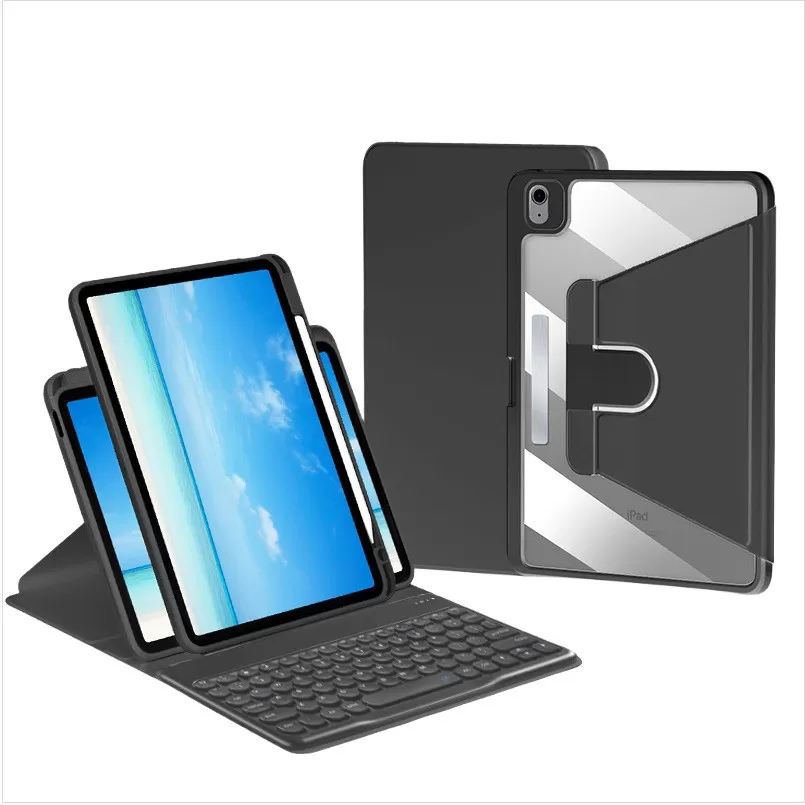 INF 360° Roterande Ställ Bluetooth Tangentbordsfodral Kompatibelt med iPad 7:e/8:e/9:e Generationen 10,2 tum