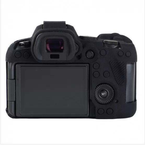 INF A5000 Silikon Kameraväska Kompatibel med Sony Alpha A5000 - Svart, Vattentät, Anti-Rep