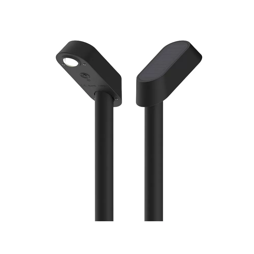 INF 2-pack dubbelfärgade solcellslampor: Varmt & kallt vitt LED, IP55 vattentät