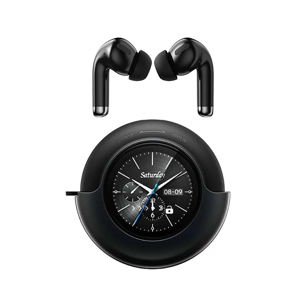 INF Skärmvisning In-Ear Bluetooth Hörlurar Svart - Pekskärmskontroll & Lång Batteritid
