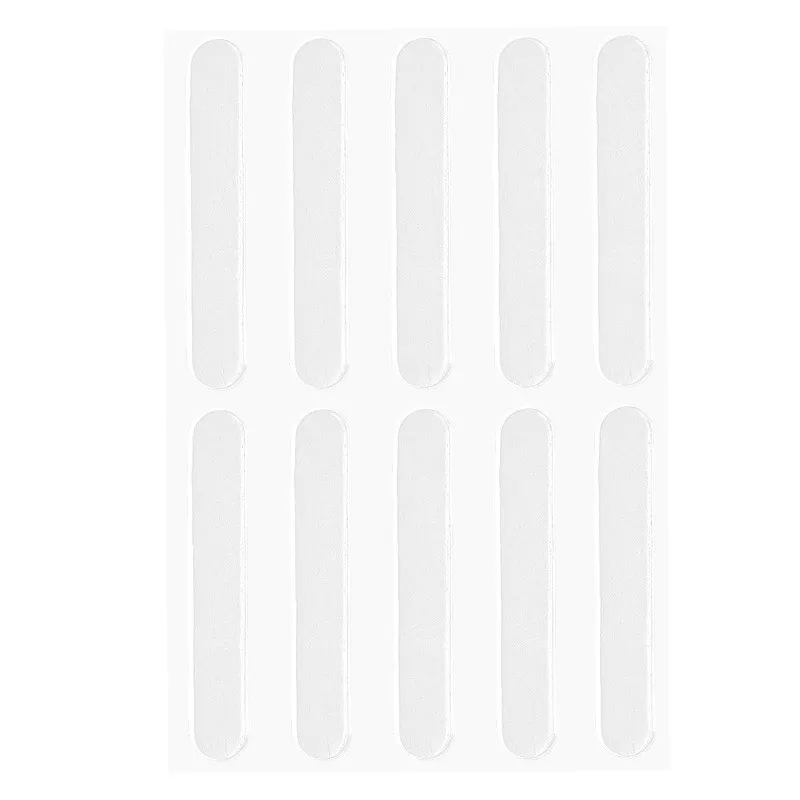 INF Klart Silikon Bumper Pads - Lång Rem, 5 Ark - Självhäftande för Ljuddämpning & Ytskydd