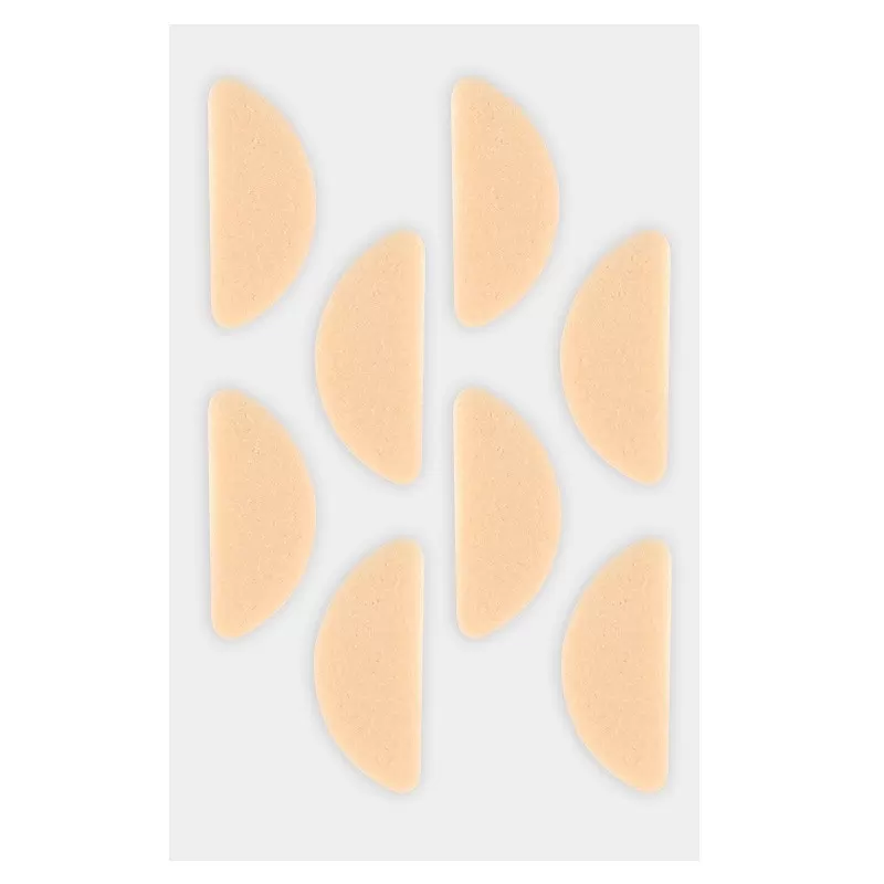 INF D-formade näskuddar i skum, hudton, 10-pack - Halkskydd, tryckavlastning