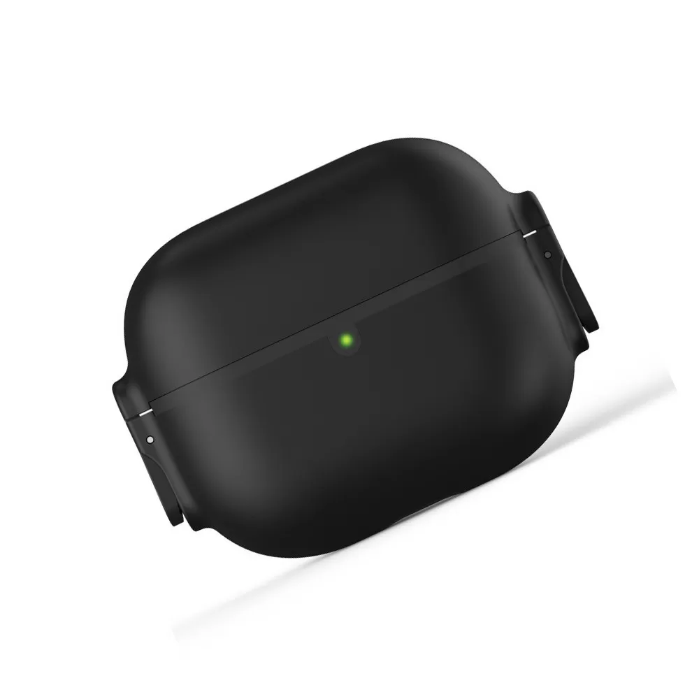 INF Skyddande silikonfodral kompatibelt med AirPods Pro 2 - Stöttåligt & Dammtätt Svart