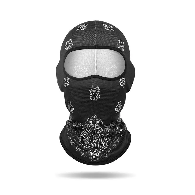 INF Tryckt Mesh Balaclava Motorcykelhjälm Foder - Andningsbar & Ventilerad