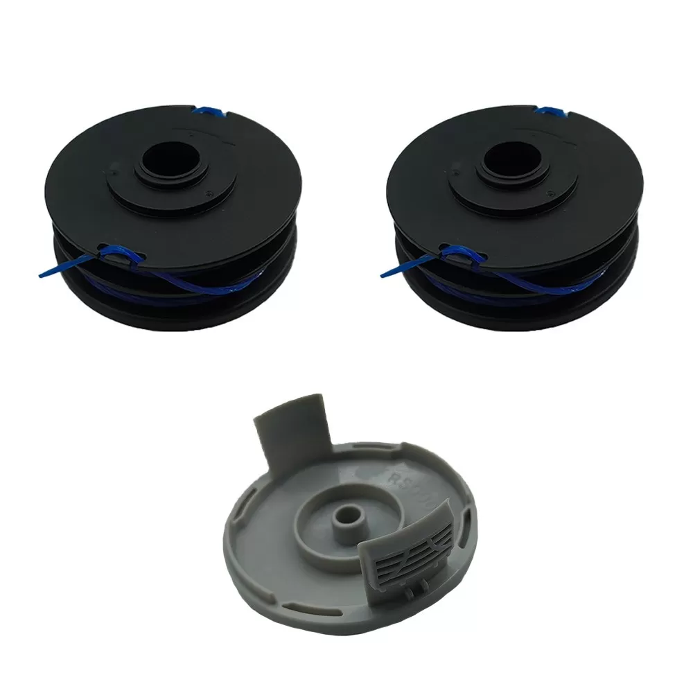 INF Grästrimmerhuvud Kit Kompatibelt med RYOBI RLT4027, Inkluderar 2 RAC123 Spolar & 1 RAC122 Skydd