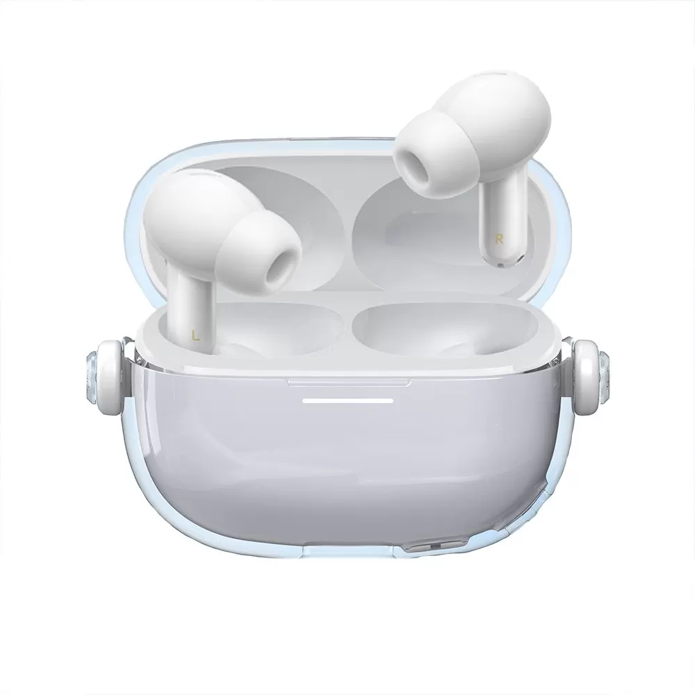 INF Skyddande PC TPU-fodral kompatibelt med Redmi Buds 4 Pro - Anti-fall, Dammtät, Stöttålig Transparent