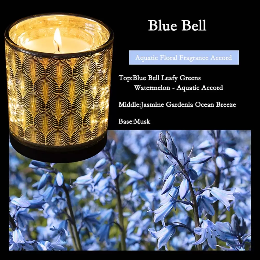 INF Blåklocka Ljuskänsligt Aromaterapiljus - Romantisk Doft Heminredning