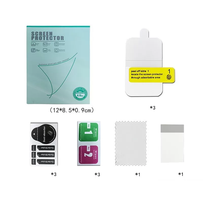 INF TPU Hydrogel Skärmskydd kompatibelt med Honor ES Watch - Semi-Adsorptionspositionering (3-pack)