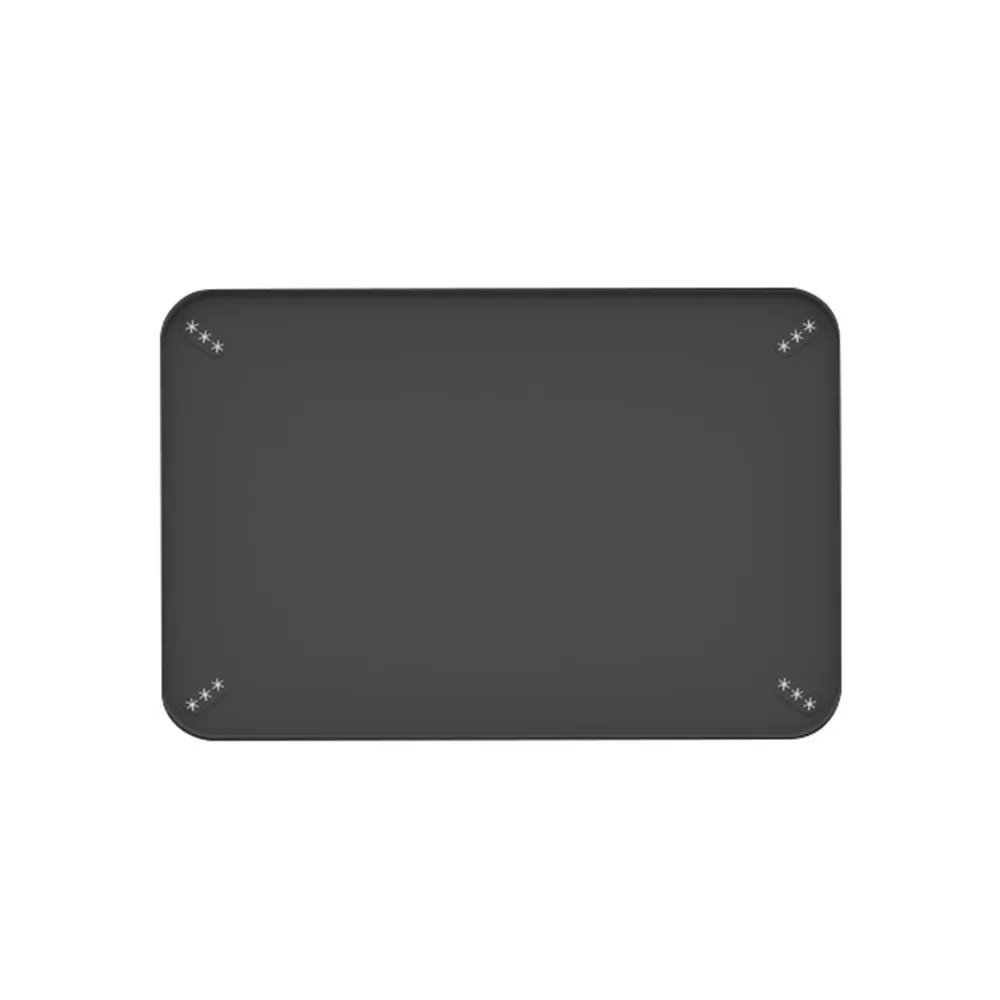 INF Svart Silikon Kisskydd för Husdjur - 922x642mm, Återanvändbar & Vattentät Träningsmatta