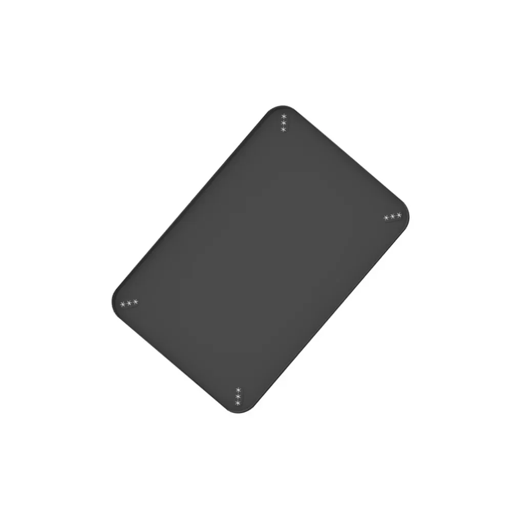 INF Återanvändbar Svart Silikon Träningsmatta för Husdjur - 810x540mm, Vattentät & Halkfri