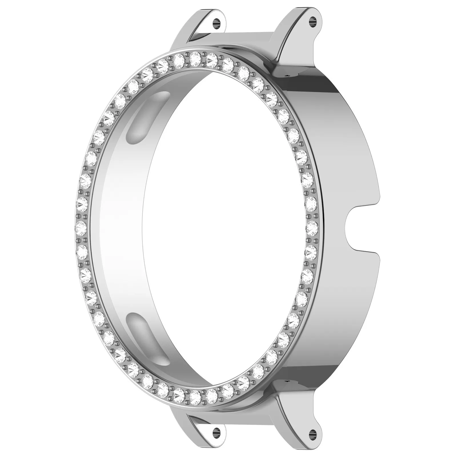 INF Skyddsfodral Kompatibelt med Honor SAGA Watch 2 Brilliant Edition, 12mm Bandbredd, Silver PC-Material