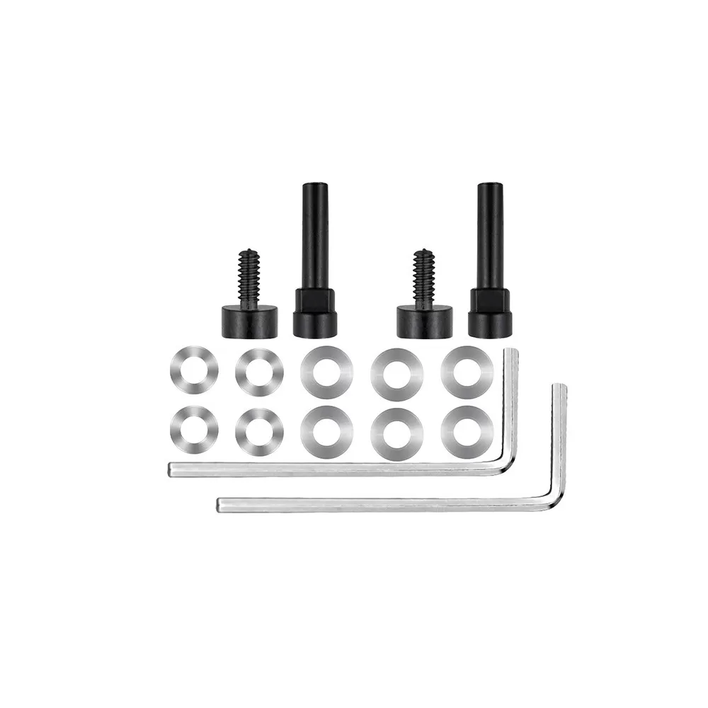 INF Gångjärnsskruvset - Kompatibelt med Bose QC35/35 II/45/SE/QC Hörlurar Vridbar Reparationssats - Svart
