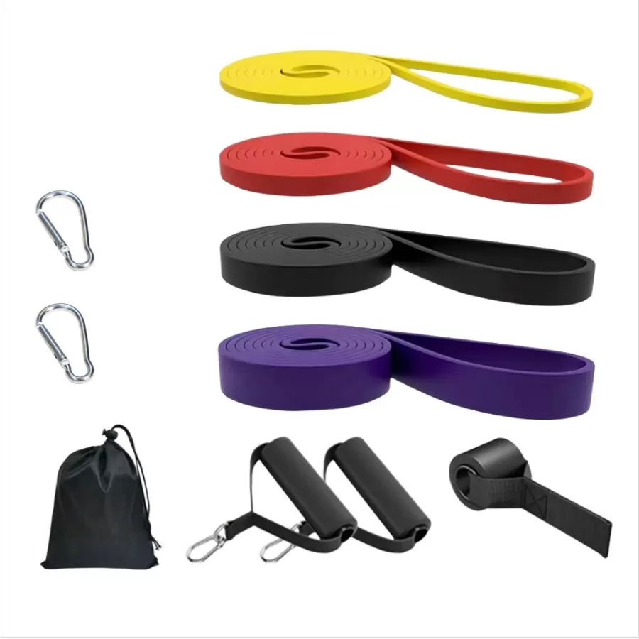 INF 4.5TPE Motståndsband Set - 4-pack Träningsband för Draghjälp