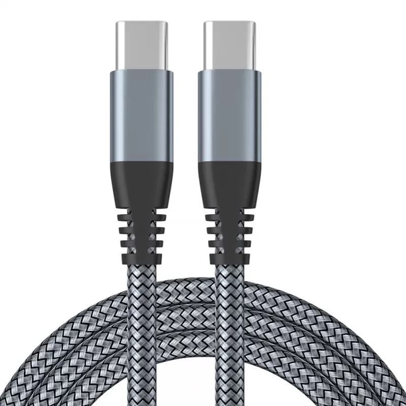 INF USB-C laddkabel 60 W snabbladdning, kompatibel med iPhone 15/Plus/Pro Max, Samsung Galaxy S24/S23/S22, Pixel 7 Pro 2 m
