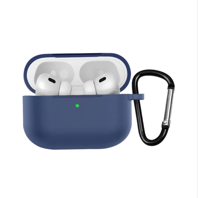 INF Silikonskyddsfodral Kompatibelt med Apple AirPods Pro 3 - Repskydd, Vattentätt Mörkblå