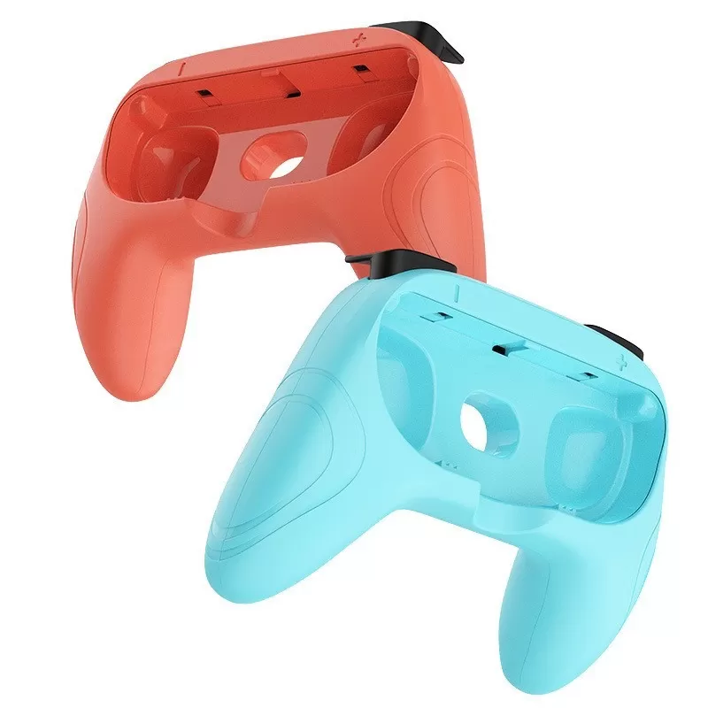 INF Ergonomiskt grepphandtag kompatibelt med Nintendo Switch 2 Joy-Con-kontroller - Orange & Blå