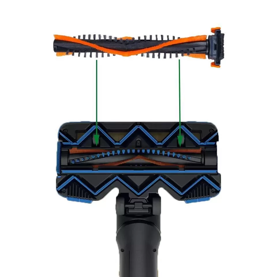 INF Ersättningsrulleborste med låda kompatibel med Philips SpeedPro Max dammsugare