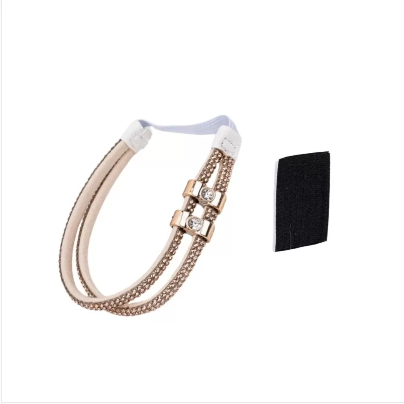 INF Högklackade Anti-Slip Elastiska Skoband - Säkra Dina Klackar Med Stil Beige