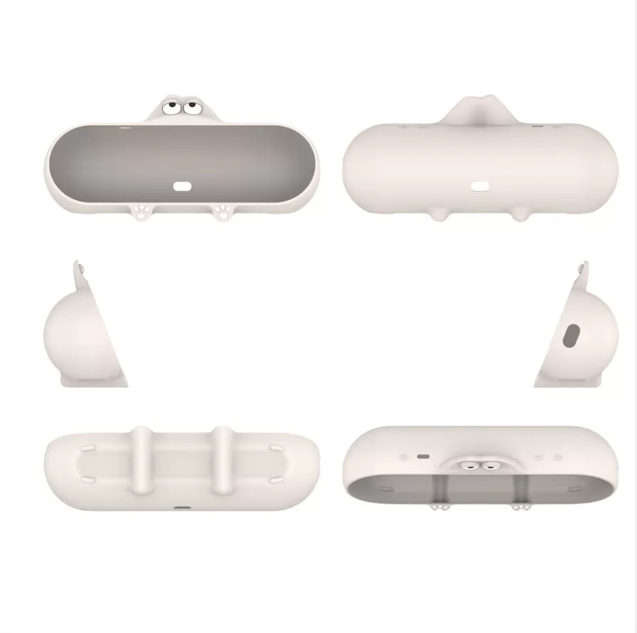 INF Silikonskyddsfodral för Beats Pill (2024 års modell) Bluetooth-högtalare - Skydda din högtalare med stil Beige