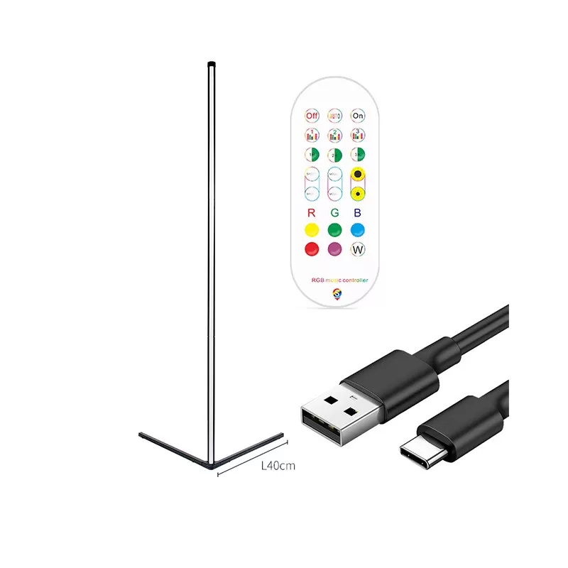 INF Bluetooth Hörnlampa (2-pack) - Stämningsfull belysning med fjärrkontroll och app