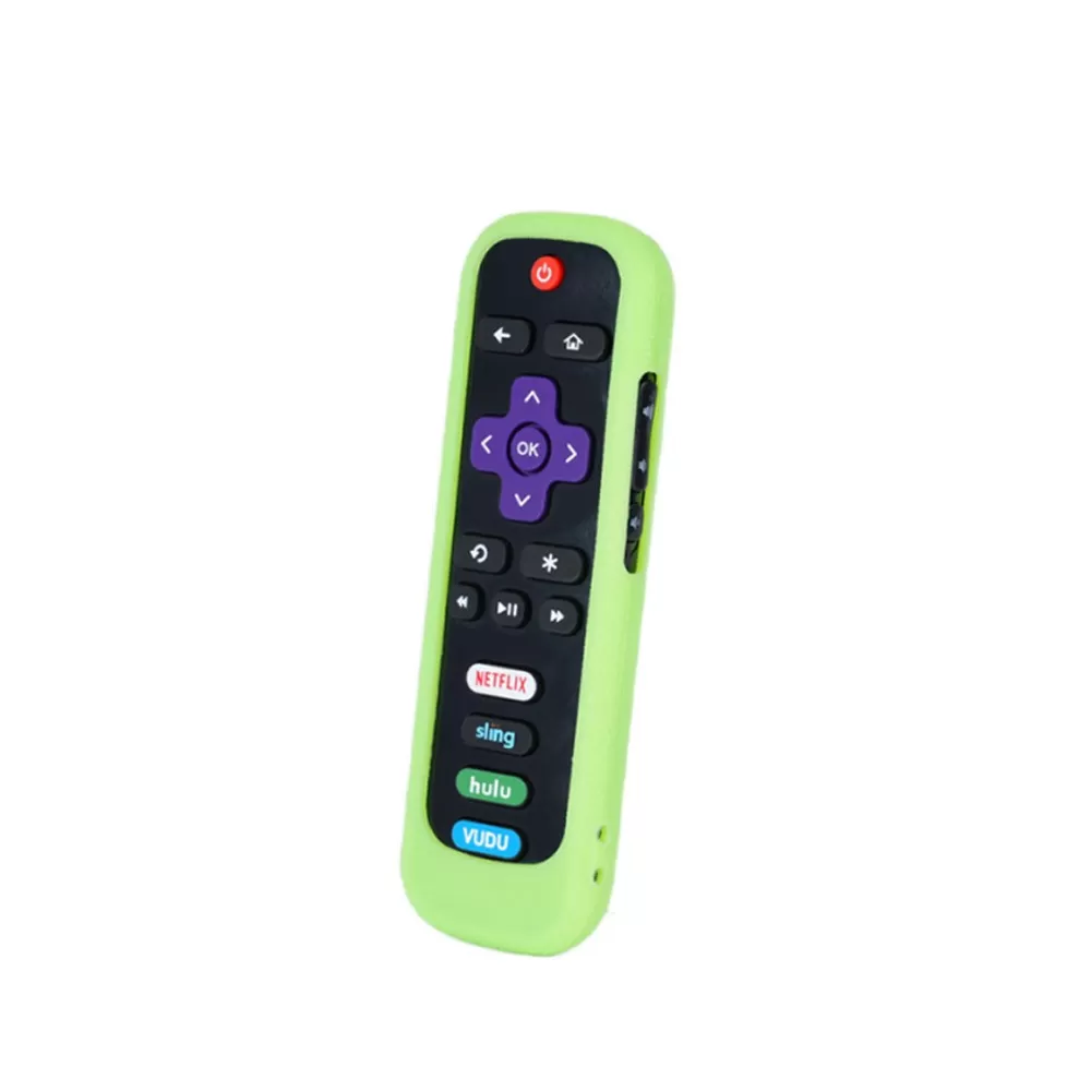 INF Silikonskyddsfodral Kompatibelt med TCL Roku 280 Fjärrkontroll - Stötsäkert & Halkfritt Grön