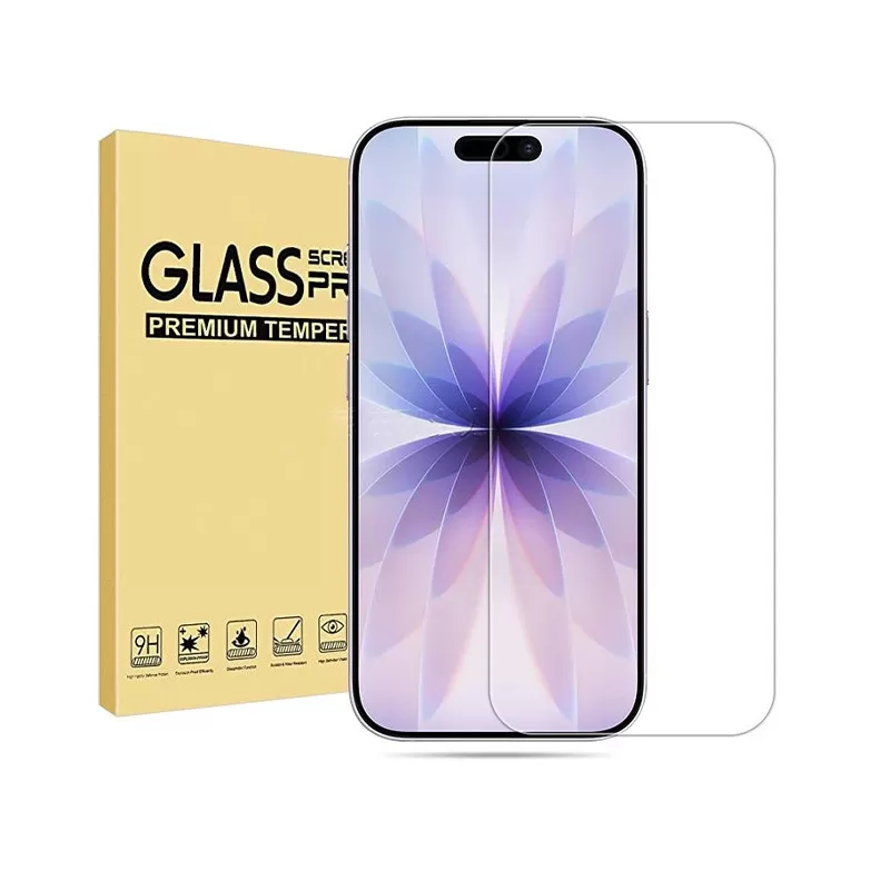 INF iPhone 17 Air 6.5" Skärmskydd Kompatibelt med Apple - Full Täckning, Klart Aluminiumglas (3-Pack)