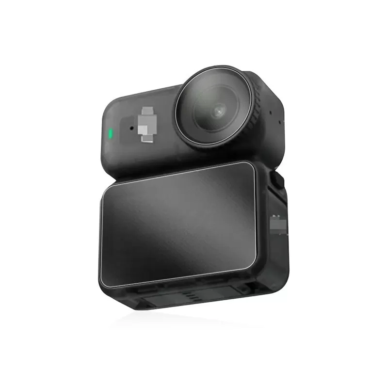 INF DJI Osmo Nano skärmskydd: Härdat glas + mjuk linsskyddsfilm (2-pack)