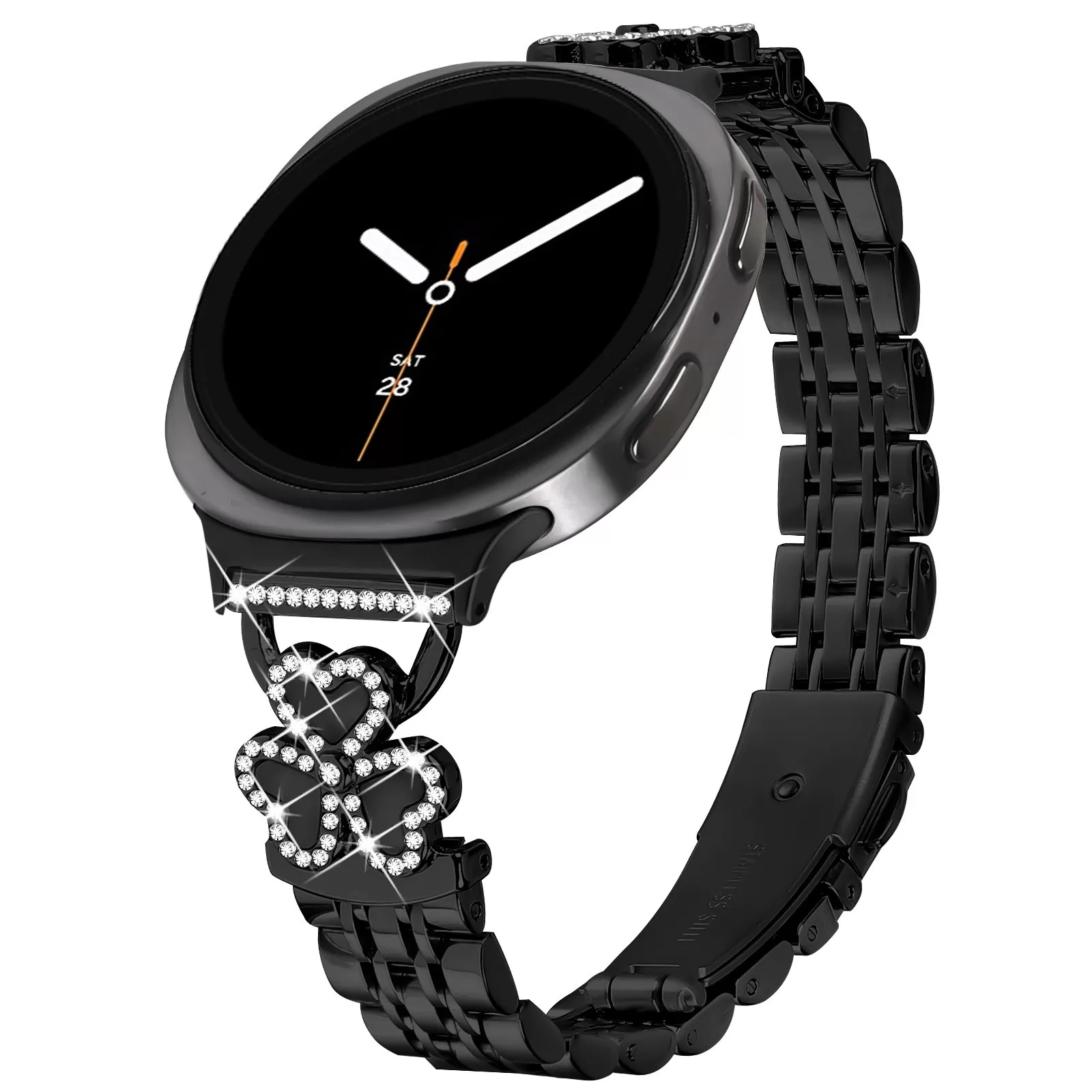 INF Hjärtklöver Sju-Pärl Rostfritt Stål Klockarmband Kompatibelt med Samsung Watch Ultra/Ultra 2025