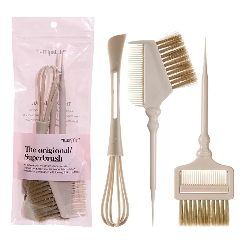 INF Hårfärgnings- och toningskit - 3-delat set med skål, borste och visp